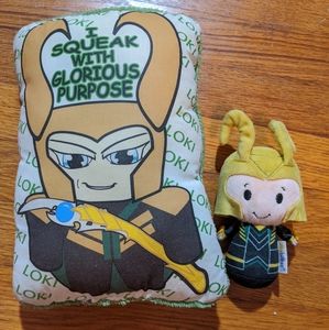 Loki Pillow and Itty Bitty